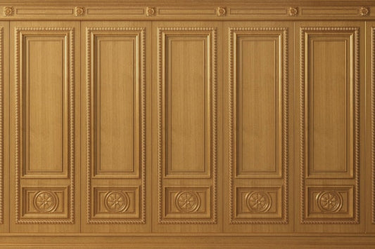 Revêtement mural Bois de Chêne Doré avec reflets tendres