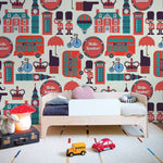 Bonjour Londres : Papier Peint Mural - Vignette | Mr Papier Peint