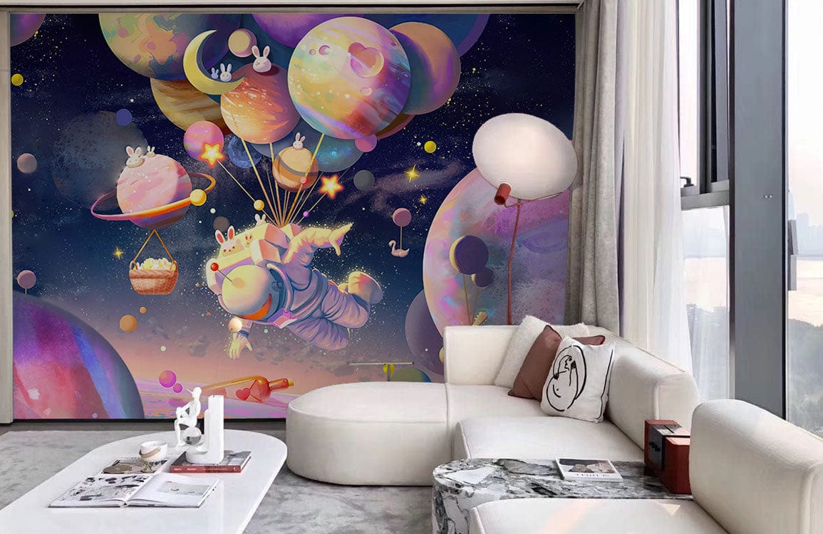 Cadeaux Lapin de l’Espace - Papier Peint Mural - Le meilleur Papier peint panoramique Sur mesure