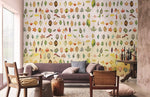 Collection de Feuilles Variées - Papier Peint Mural - Vignette | Mr Papier Peint