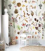 Collection de plantes d'automne - Papier peint mural - Vignette | Mr Papier Peint