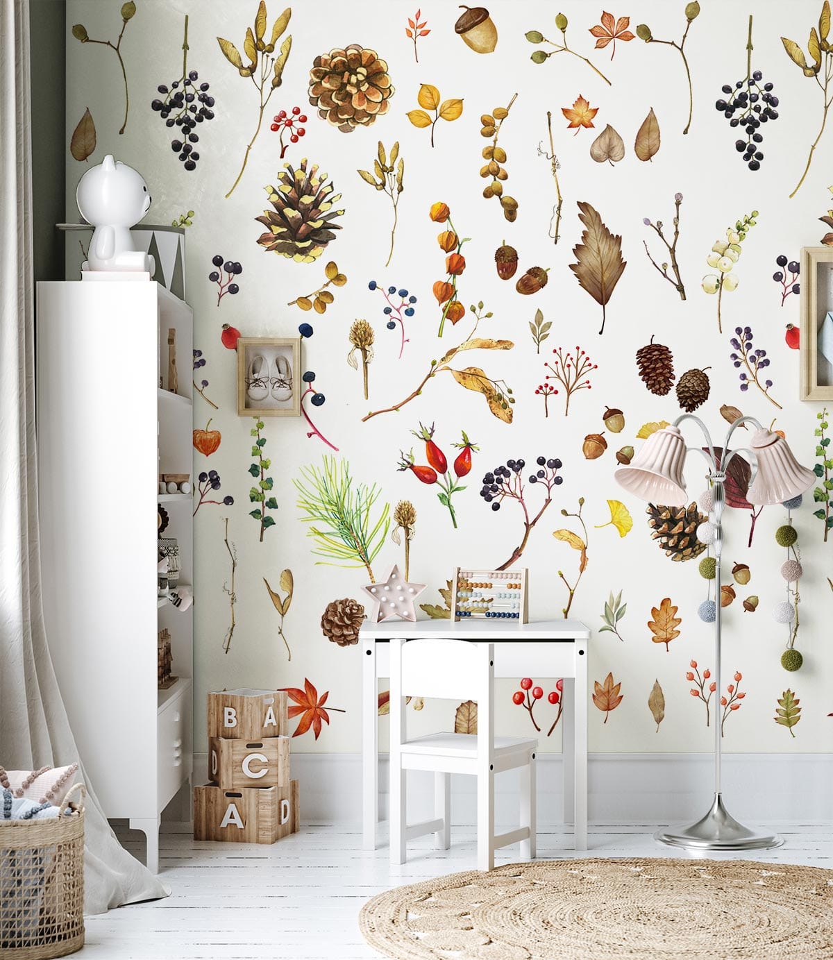 Collection de plantes d’automne - Papier peint mural - Le meilleur Papier peint panoramique Sur mesure