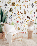 Collection de plantes d'automne - Papier peint mural - Vignette | Mr Papier Peint