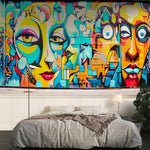 Cube Graffiti Chic : Papier Peint Artistique - Vignette | Mr Papier Peint