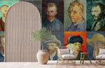 Exposition de portraits de Van Gogh en papier peint mural - Vignette | Mr Papier Peint