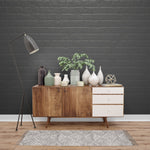 Fond Mural Brique Noire 3D - Style Urbain Chic - Vignette | Mr Papier Peint