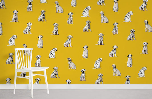 Fresque murale de chiots dalmatiens - Le meilleur Papier peint panoramique Sur mesure