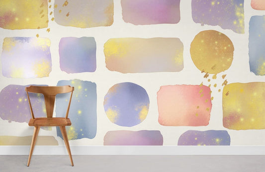 Fresque murale géométrique onirique - Le meilleur Papier peint panoramique Sur mesure