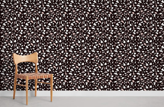 Fresque murale Terrazzo Sombre - Le meilleur Papier peint panoramique Sur mesure