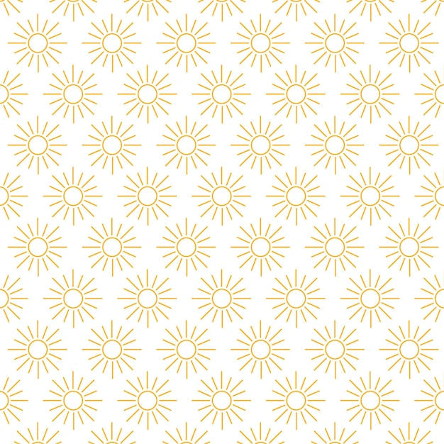 Papier peint panoramique sur mesure avec motif soleil jaune éclatant doré