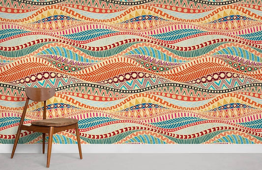 Motif de broderie pour papier peint mural - Le meilleur Papier peint panoramique Sur mesure