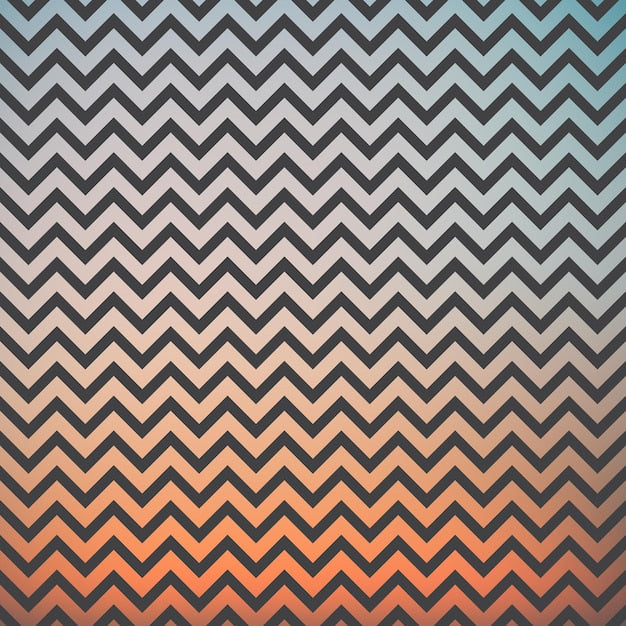 Tissu chevron dégradé orange-gris, style luxueux pour revêtement mural