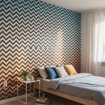 Motif de dégradé chevron,  abstrait géométrique. Illustration de style luxueux et élégant - Vignette | Mr Papier Peint