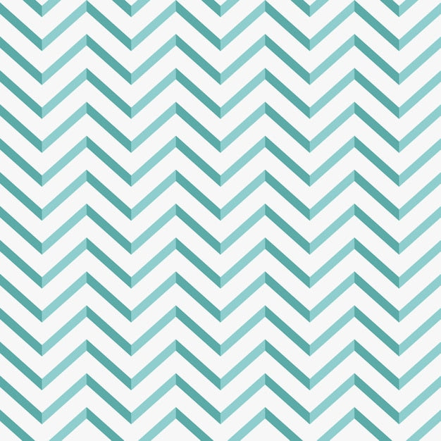 Tissu chevron teal et blanc pour papier peint panoramique sur mesure
