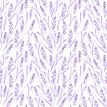 Revêtement mural fond blanc lavande pour chambre d’enfant raffinée - Vignette | Mr Papier Peint