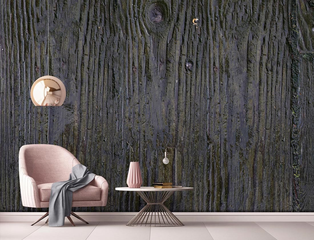 Mur en Bois Moucheté Papier Peint Mural - Le meilleur Papier peint panoramique Sur mesure