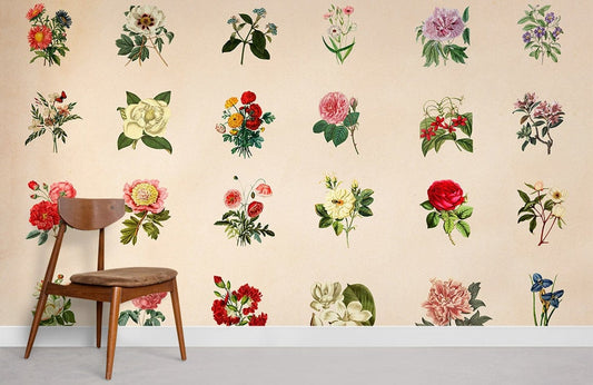 Murale de Papier Peint Collection de Fleurs - Le meilleur Papier peint panoramique Sur mesure