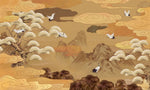 Papier peint panoramique conifères neutres pour une élégance naturelle - Vignette | Mr Papier Peint