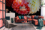Papier peint Dahlias éclat floral pour un mur plein de vie - Vignette | Mr Papier Peint