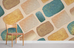 Papier peint personnalisé en feuilles d’or multicolores éclat de lumière - Vignette | Mr Papier Peint