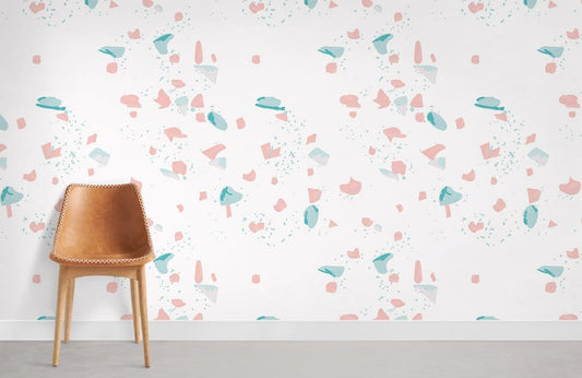 Murale de Papier Peint en Terrazzo - Le meilleur Papier peint panoramique Sur mesure