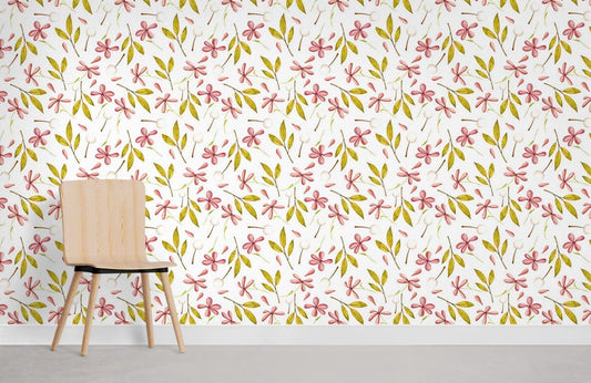Murale de Papier Peint Feuilles Fraîches - Le meilleur Papier peint panoramique Sur mesure
