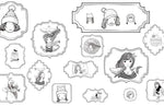 Papier peint panoramique filles mignonnes pour chambre féerique - Vignette | Mr Papier Peint