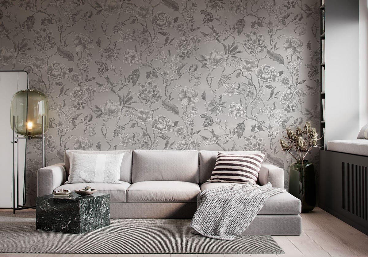 Murale de Papier Peint « Fleur Aquarelle III » - Le meilleur Papier peint panoramique Sur mesure