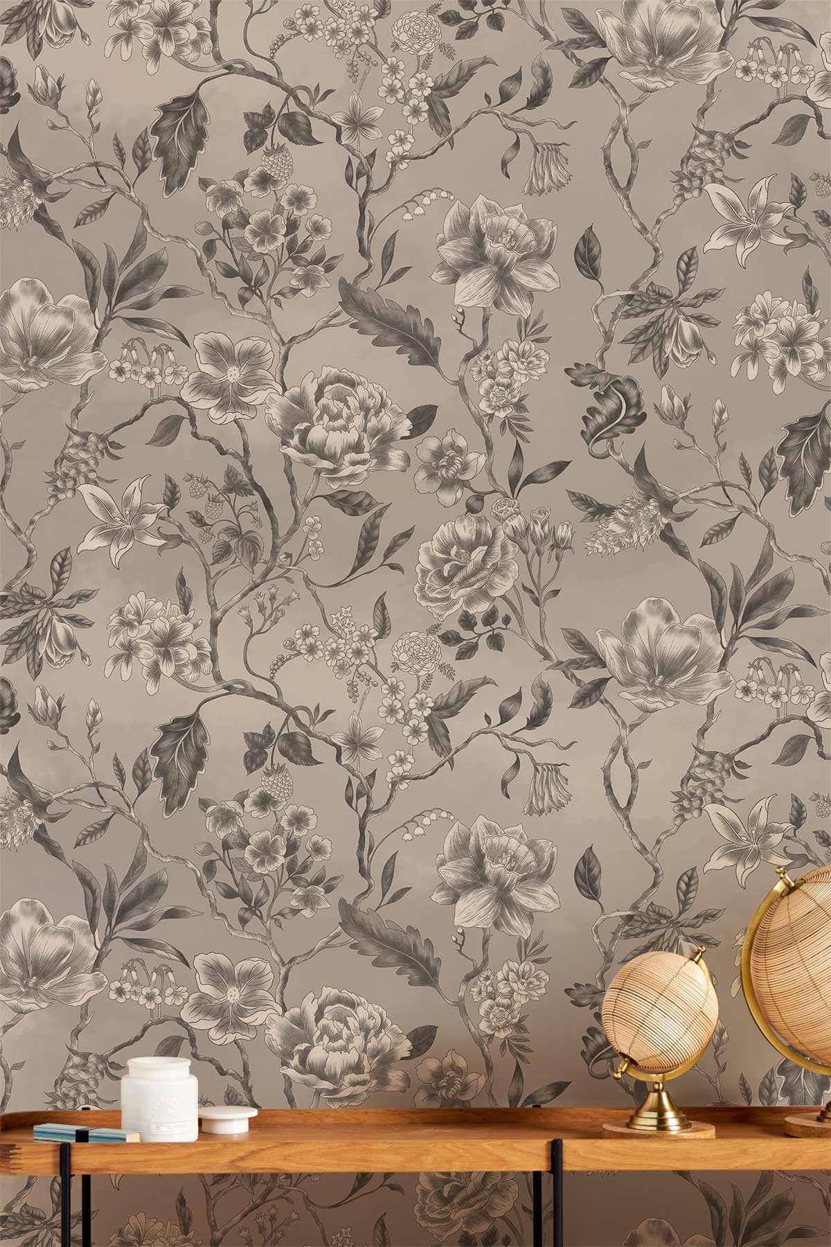 Murale de Papier Peint « Fleur Aquarelle III » - Le meilleur Papier peint panoramique Sur mesure