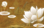 Murale de Papier Peint Lotus Blanc - Vignette | Mr Papier Peint