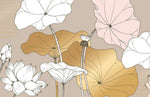 Murale de papier peint «Lotus pastel» - Vignette | Mr Papier Peint