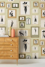 Papier peint panoramique élégant pour dames modernes - Vignette | Mr Papier Peint