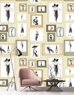 Papier peint panoramique élégant pour dames modernes - Vignette | Mr Papier Peint