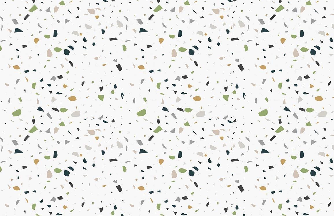 Murale de papier peint Terrazzo Blanc II - Le meilleur Papier peint panoramique Sur mesure