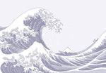 Papier peint vagues bleu pastel sérénité murale pour intérieur élégant - Vignette | Mr Papier Peint