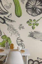 Évasion Luxuriante avec Papier Peint Végétarien - Vignette | Mr Papier Peint