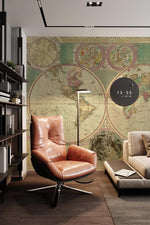Élégance rétro avec papier peint vintage panoramique - Vignette | Mr Papier Peint