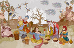 Papier peint panoramique Jardin Secret du Pique-Nique Persan - Vignette | Mr Papier Peint