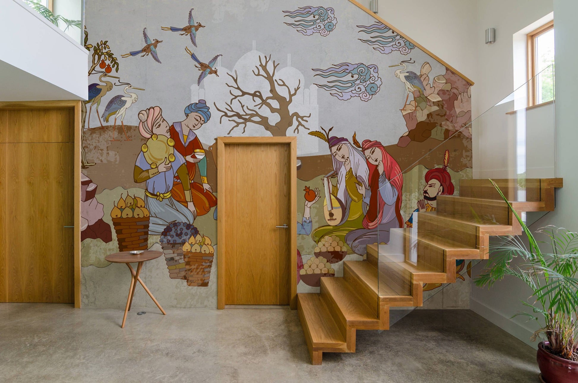 Murale de pique-nique persan pour papier peint - Le meilleur Papier peint panoramique Sur mesure