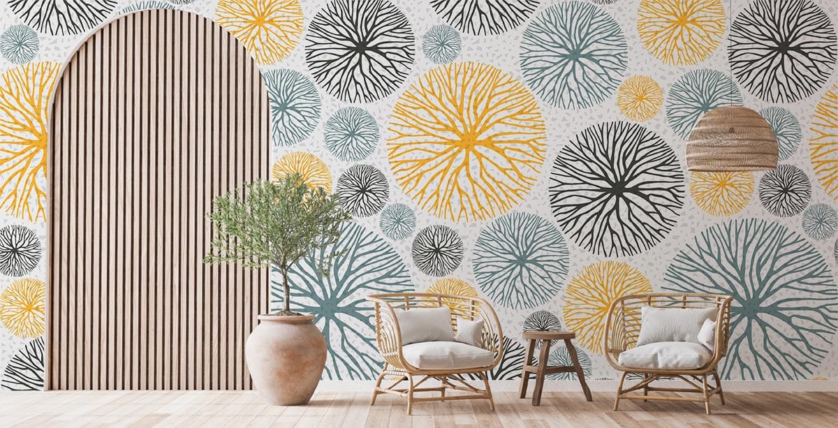 Murale en forme d’arbre d’Athénia en papier peint - Le meilleur Papier peint panoramique Sur mesure