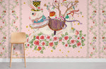 Murale Lapins & Fleurs pour papier peint - Vignette | Mr Papier Peint