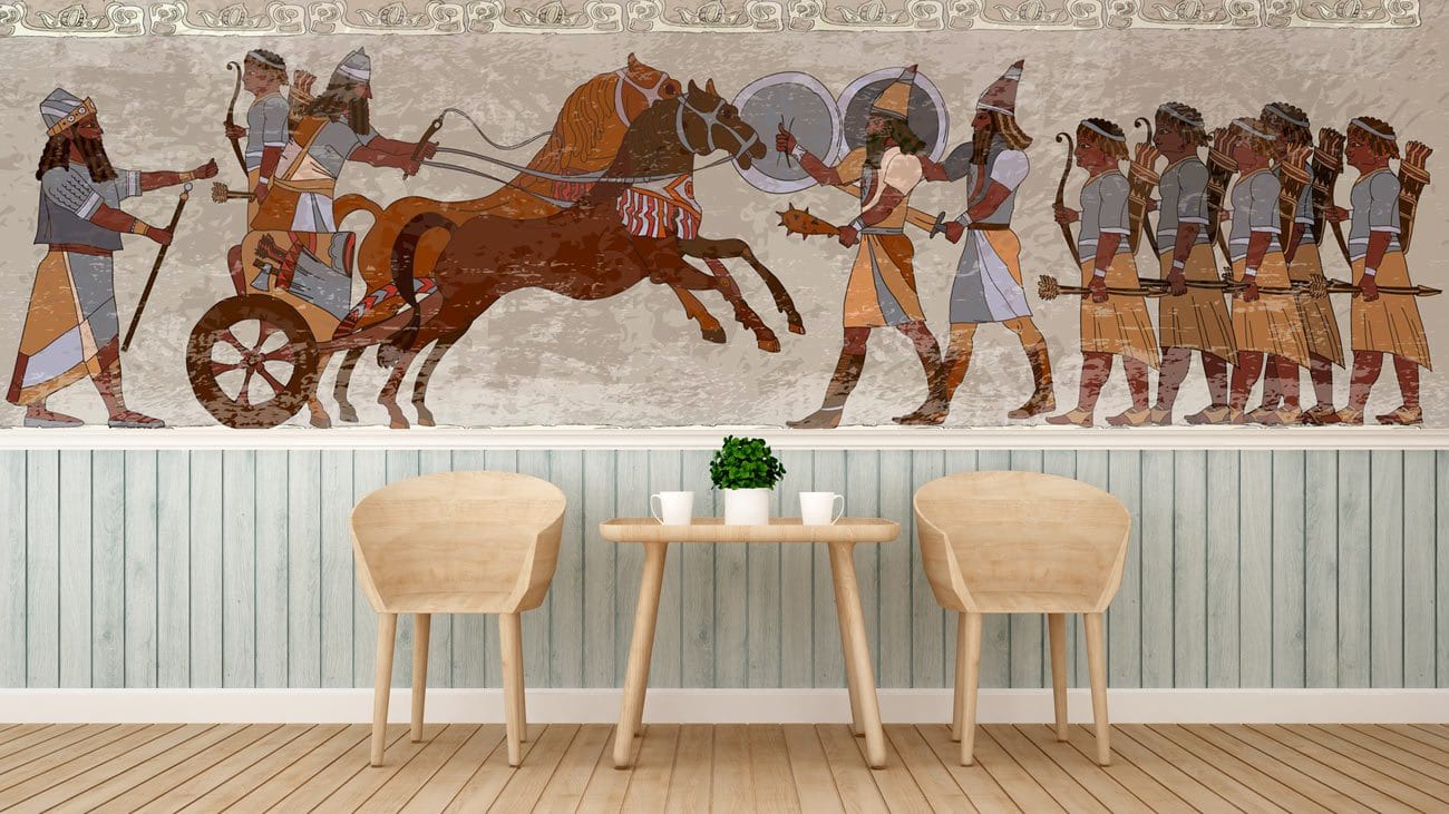 Négociation des soldats - Papier peint mural - Le meilleur Papier peint panoramique Sur mesure