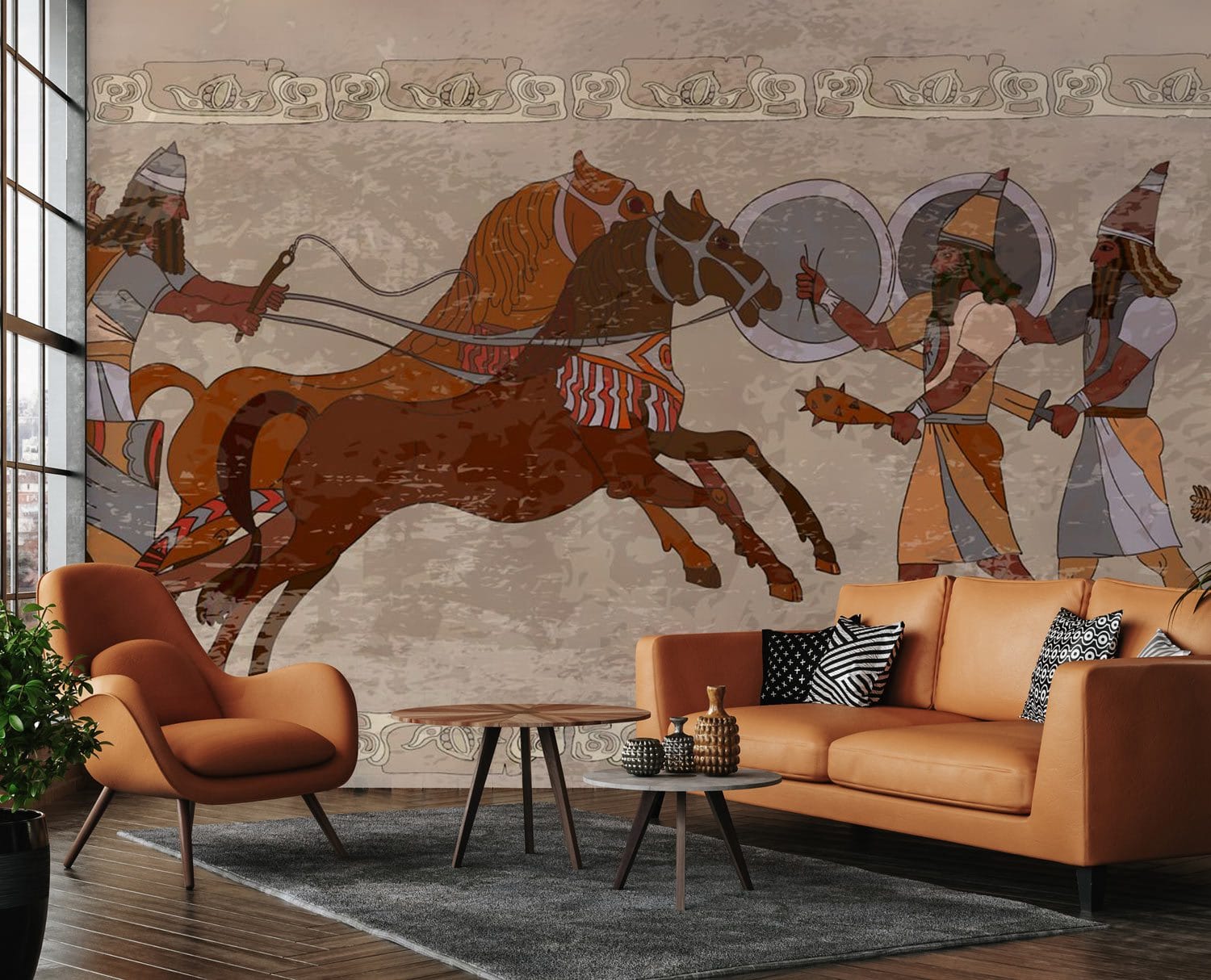 Négociation des soldats - Papier peint mural - Le meilleur Papier peint panoramique Sur mesure