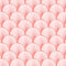 Motif seamless de formes art déco en rose doré sur fond rose clair, idéal pour revêtement mural art