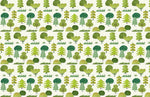 Papier Peint avec motif de petits arbres. - Vignette | Mr Papier Peint