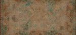 Papier peint classique vieilli porte cintrée et motifs bruns verts - Vignette | Mr Papier Peint