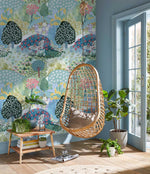 Papier peint panoramique collines fleuries pour une décoration personnalisée - Vignette | Mr Papier Peint
