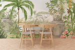 Papier peint panoramique forêt à l’aquarelle pour décoration personnalisée - Vignette | Mr Papier Peint