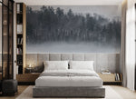 Papier peint panoramique forêt brumeuse pour une décoration personnalisée - Vignette | Mr Papier Peint