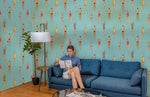 Papier peint panoramique nageurs évasion aquatique sur mesure - Vignette | Mr Papier Peint